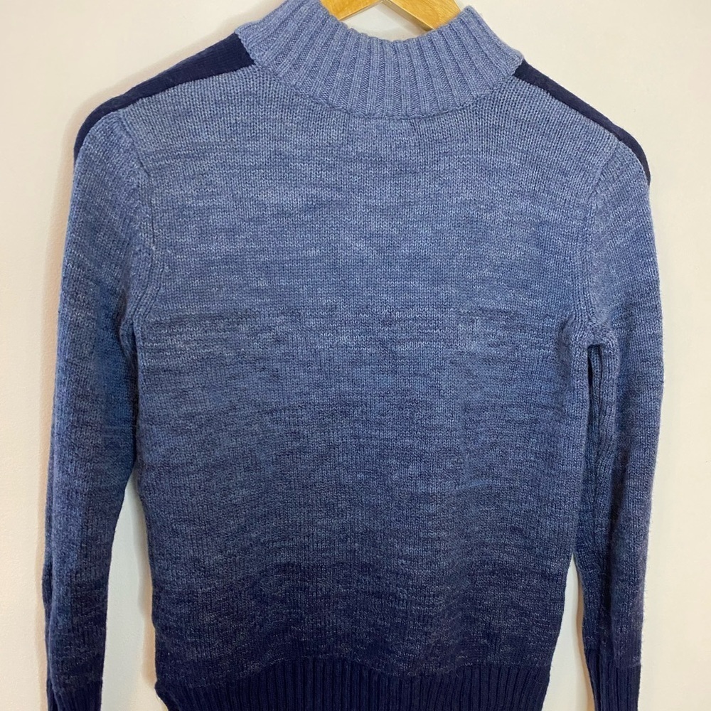 Blue Gradient Women's Sweater - Picture 4 of 7